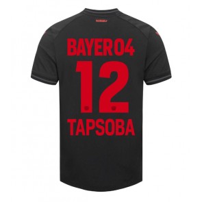 Bayer Leverkusen Edmond Tapsoba #12 Hemmatröja 2023-24 Kortärmad